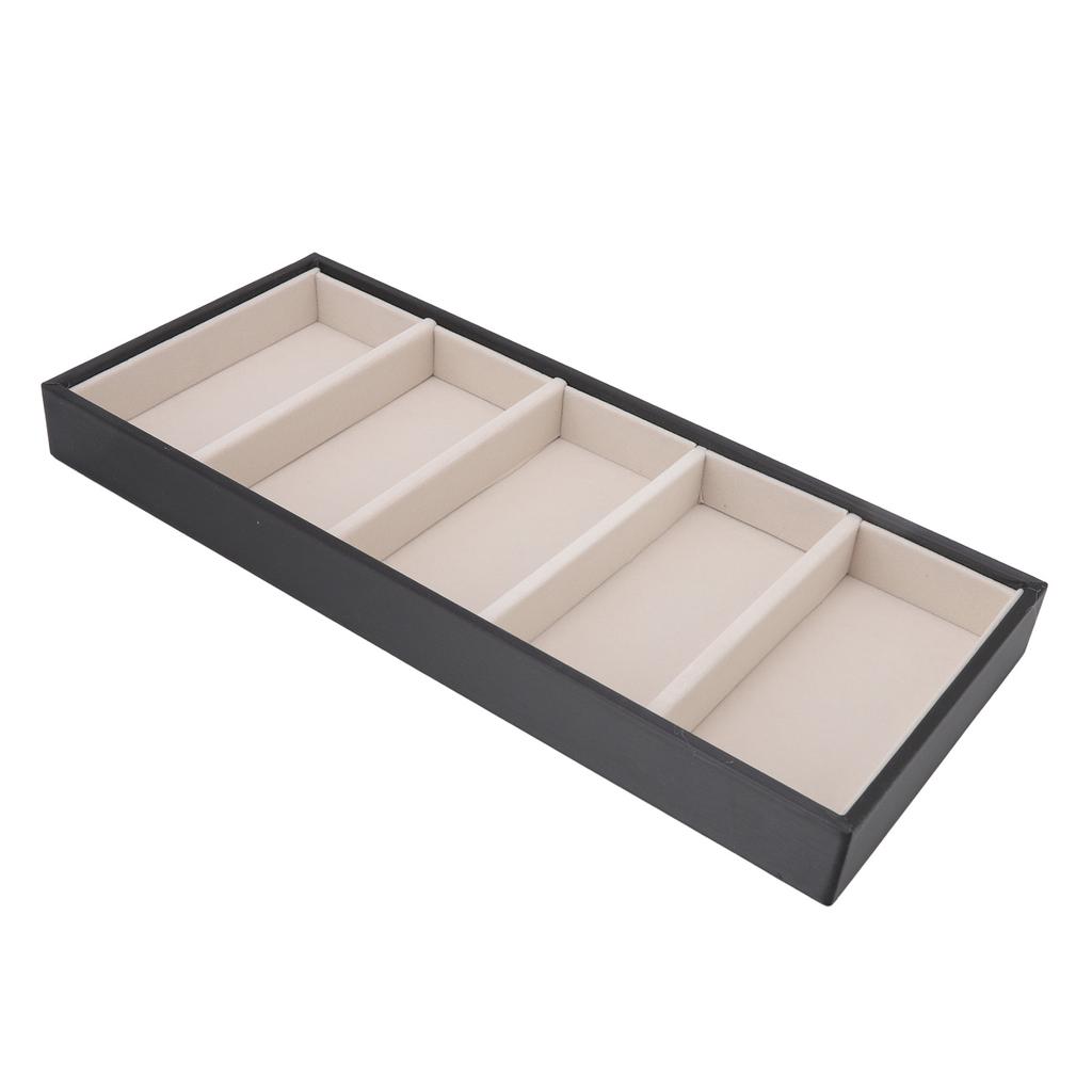 5 Grid Glasses Case Multifunction Space Saving 5 Slot Sunglasses Holder Storage Box