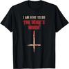 Koszulka Szatańska Gotycka Szatan Odwrócony Krzyż Okultyzm Szatanista T-Shirt