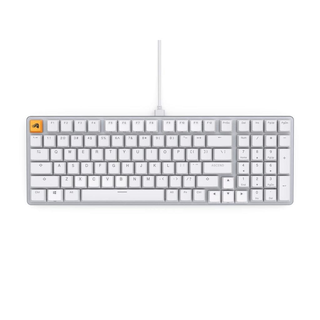 Glorious GMMK 2 Full Size Prebuilt White Mechanical Keyboard KB634 - GLO-GMMK2-96-FOX-W