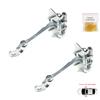 BDP698-1 2 Pieces Front Left AND Right Door Catch Hinge Brake Stop Check Strap Limiter for Renault Megane MK1 4/5 Door 1996-2003 7700828427