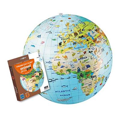 BorneLund Caly Planet Ball Animal Continent 50cm (Ages 4 and Up) CY049B