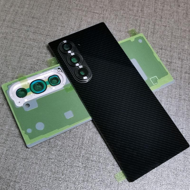 For Samsung Galaxy Z Fold 6 Fold6 5G Back Battery Cover Glass Door Rear Housing Cover Replacement With Camera Lens z fold6 F956B