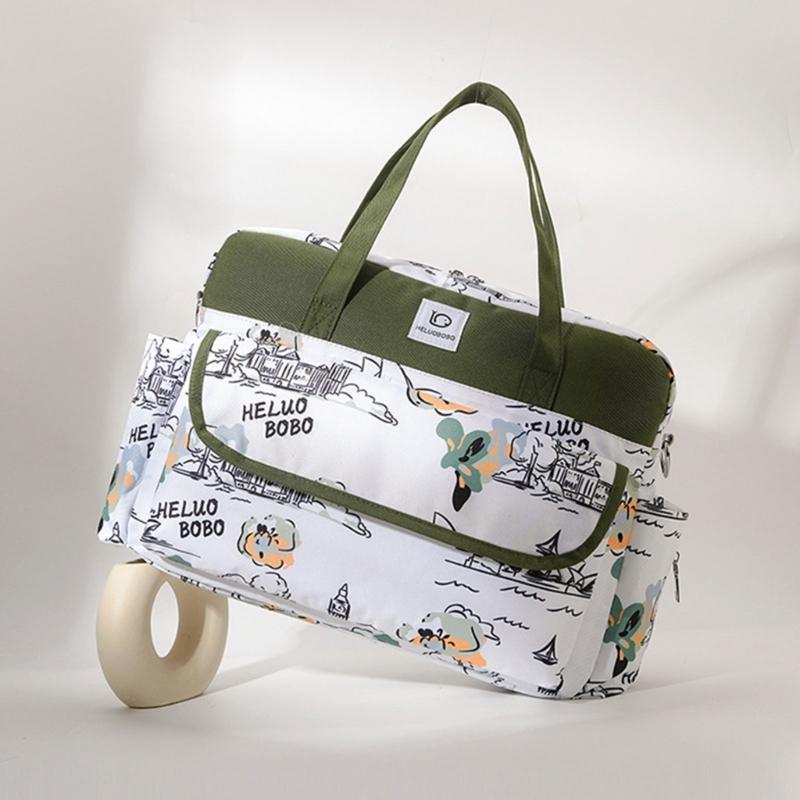 Modna Wielofunkcyjna Torba dla Mamy Wodoszczelna i Stylowa Przechowywanie Pieluch Wiele Wzorów dla Kobiet w Ciąży!