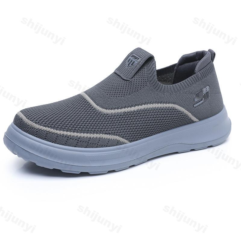 Summer Men's Casual Shoes 2025 Male Breathable Mesh Anti-slip Outdoor Sports Leisure Shoes Soft Sole Breathable Running Shoe
