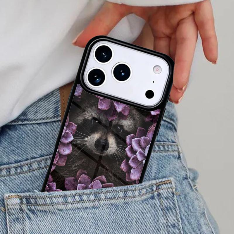 Kawaii Baby Raccoons Racoons Phone Case for iPhone 16e 15 14 13 12 17 Pro Max Plus Air 17pro Cover Coque