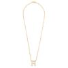 HERMES POP H Titanium Steel Necklaces Women's Gold H147991F-49