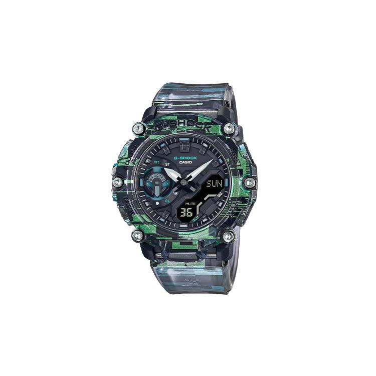 CASIO Unisex G-SHOCK Green Watch GA-2200NN-1APR GA-2200NN-1APR Ice Resistant Camouflage