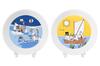 Arabia 2024 Winter Limited Edition 19cm Moomin Collection Collector's Plate Set (Pair) Bonfire & Sailing Designs (1071466) [Parallel Import]