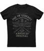 Sons of Liberty Eagle Gun Print 2nd Amendment Patriotic T-Shirt 100% Cotton O-Neck Short Sleeve Casual Mens T-shirt Size S-3X...