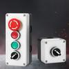 Button Switch Control Box with Waterproof Connector for Secure and For Durable Use in Outdoor and Industrial Settings