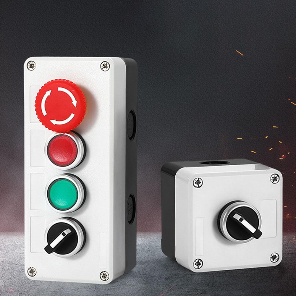 Button Switch Control Box with Waterproof Connector for Secure and For Durable Use in Outdoor and Industrial Settings