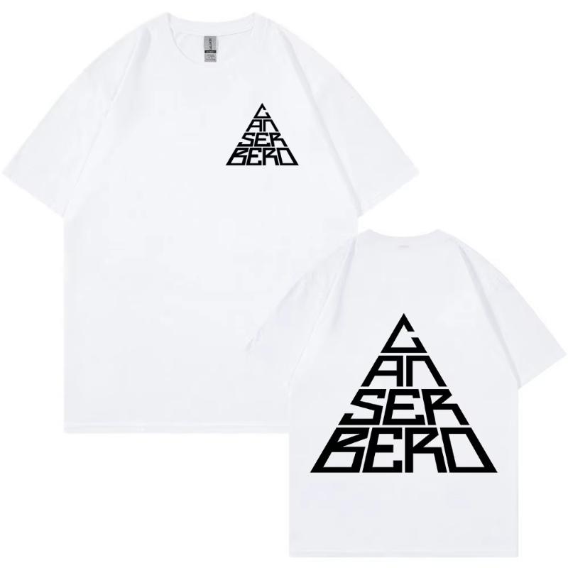 Canserbero Logo Graphic T Shirt Unisexs Women Fashion Vintage Short Sleeve Tshirts Cotton Oversized T Shirts Tops Streetwear