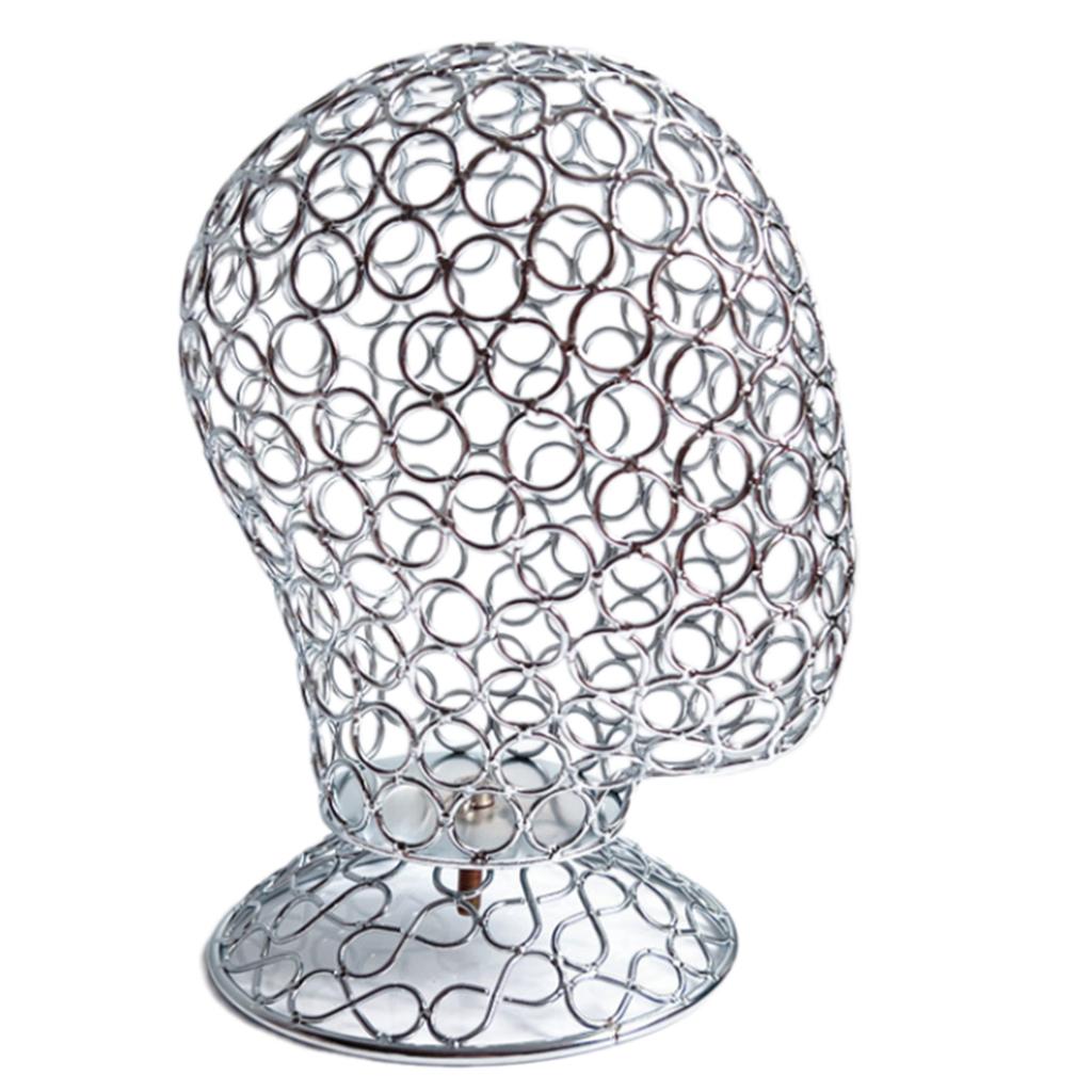 Eleganter Perückenhalter Hut-Ausstellungsständer Metall-Mannequinkopf Eisen-Textur Hut-Ausstellungshalter Perfekt für den Heim- oder Ladengebrauch