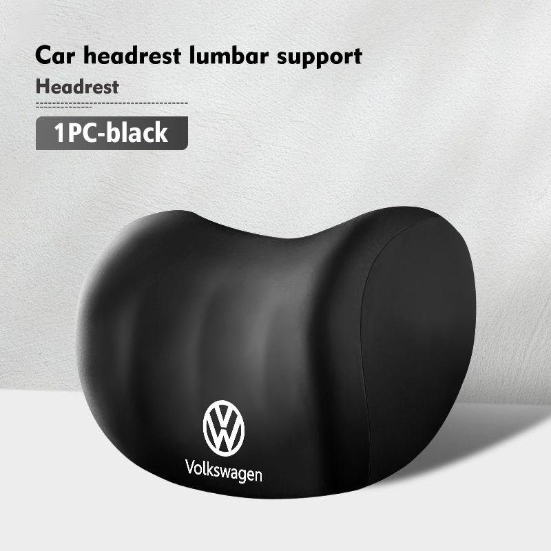 LEG1 Car Seat Headrest Lumbar Cushion Waist Protector Neck Pillow For Volkswagen VW Scirocco Jetta Beetle Golf 4 5 6 Passat Polo B5