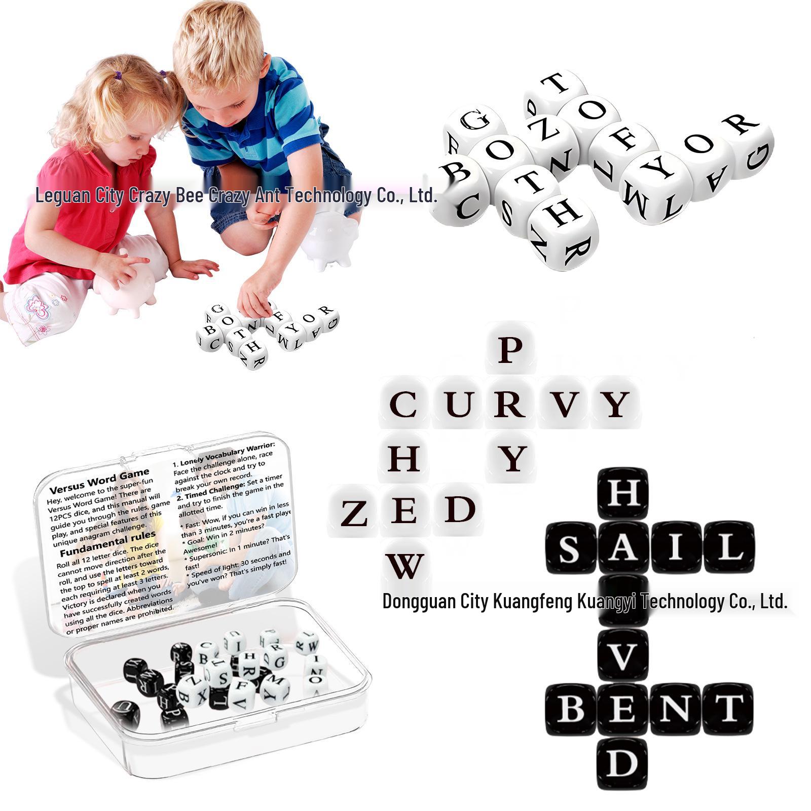 CrosswordSolitaire: Black & White Dice Battle Game Black and White Dice Battle Game