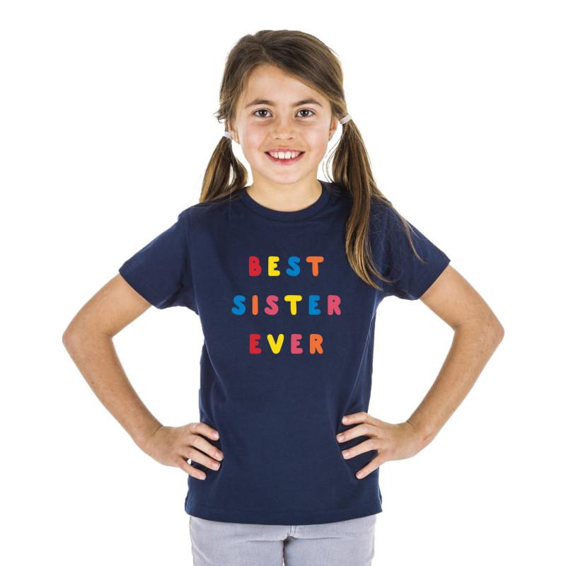 Children's Tshirt BEST SISTER EVER COLORFUL WAF