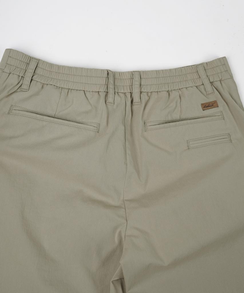 BIRBANTE Cool Stretch R.C Fit Elastic Waist Chino Pants - Beige