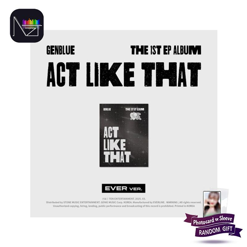 

[ПРЕДЗАКАЗ] GENBLUE - ACT LAKE THAT [версия EVER MUSIC] 1pcs