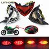 Motorcycle Modified LED Turn Signal Rear Warning Tail Light Brake Light for Kawasaki Ninja 250 250R 300 Z300 2013-2017