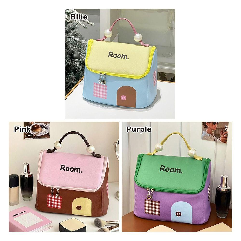 Large Capacity Makeup Bag Multicolor Storage Bag Cute Wash Bag  Lipstick