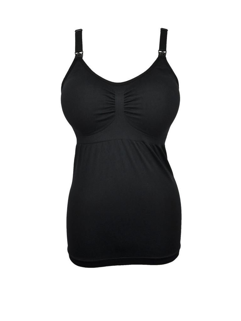 

Майка для кормления: Тонкий, высокоэластичный жилет для беременных с верхней пряжкой, без стального кольца или подкладки M