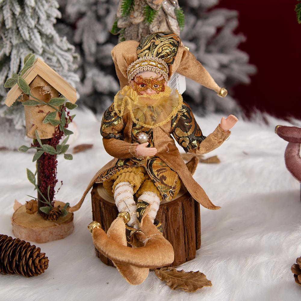 Kolorowe i urocze bożonarodzeniowe Elf wisiorek w kształcie lalki dekoracje na boże narodzenie wesołych świąt bożego narodzenia dekoracji domu Natal szczęśliwego nowego roku Navidad 2023 prezent