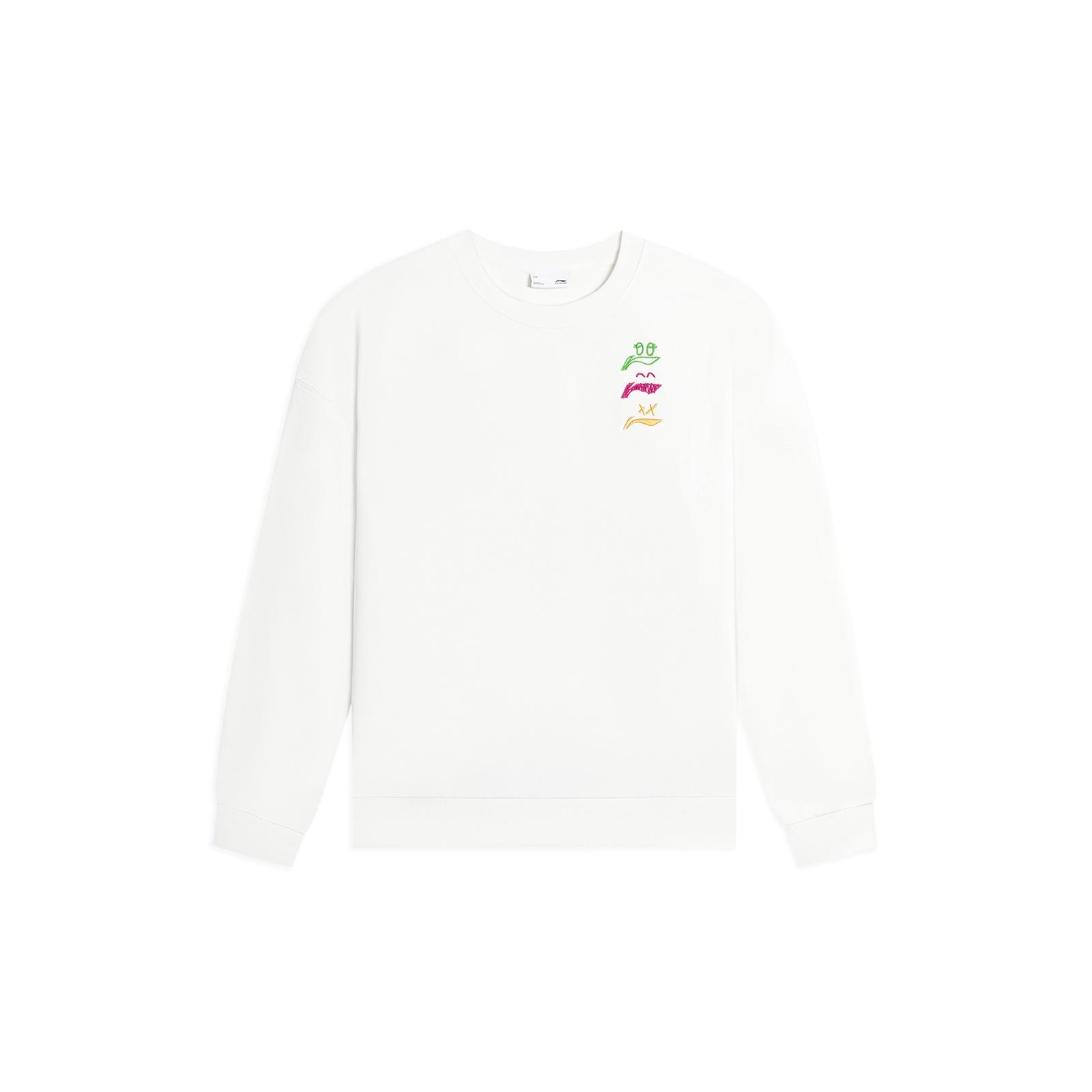 Li-Ning Anything Is Possible Graphic Sweatshirt White Men s AWDSF71-1 M