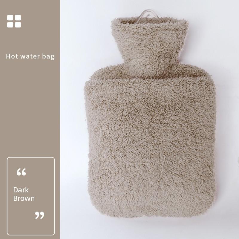 Trendy Water-Filled Hot Water Bottle 1000ml Cute Mini Water-Filled Hand Warmer for Men and Women Cartoon Hot Water Bag