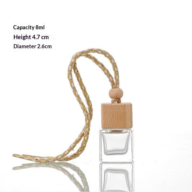Empty Refillable Hanging Car Diffuser Bottles 21PCS 8ml Transparent Air Freshener Perfume Container Gift for Friends