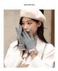 Women's Cute Warm Winter Touchscreen Velvet Bow Gloves DY28