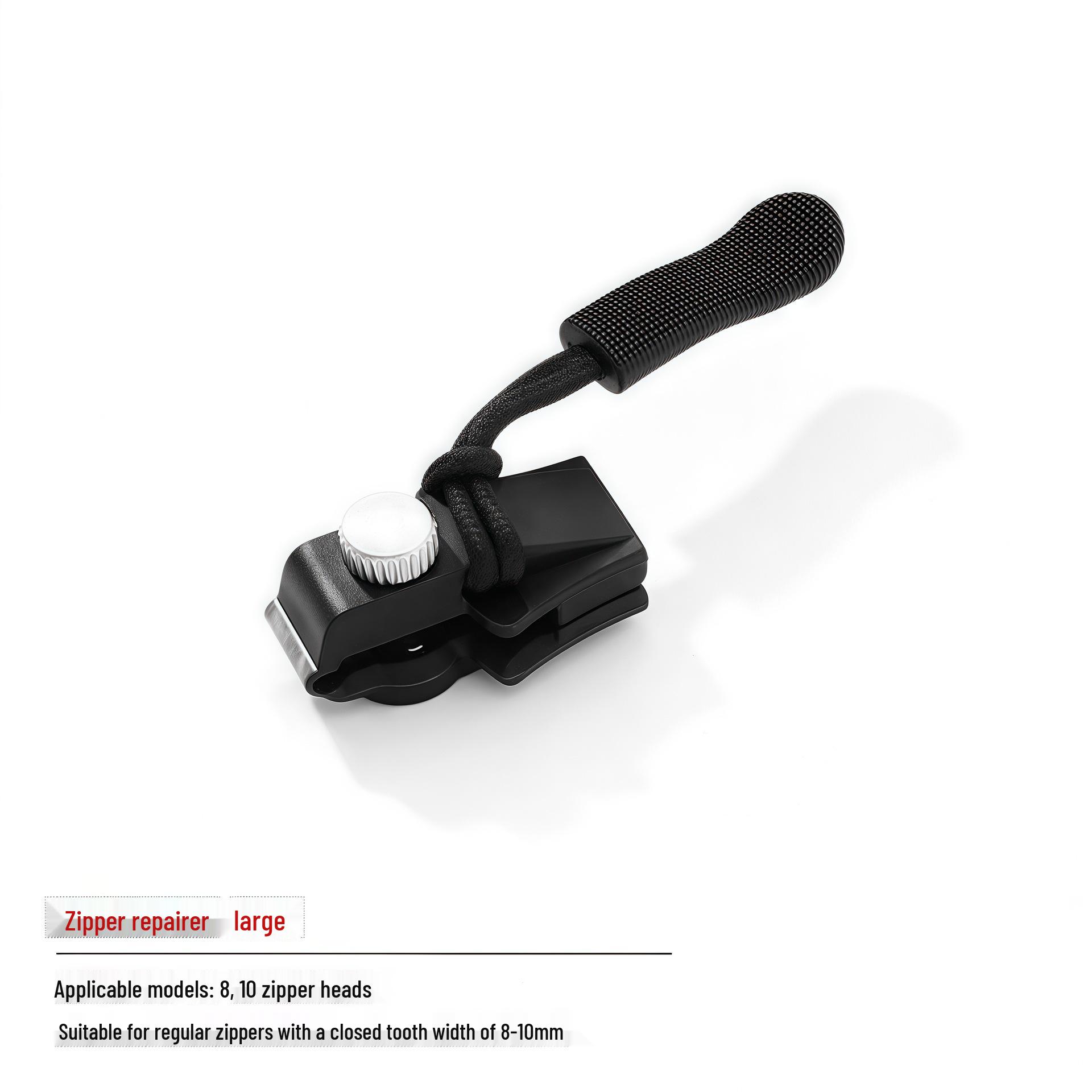

Universal Zipper Repair Kit: Detachable Zipper Head, Replacement Pulls, and Locking Accessories