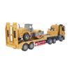 RC Semi Truck with Trailer Realistic Music Large Size Anti Skid Wheels Remote Control Construction