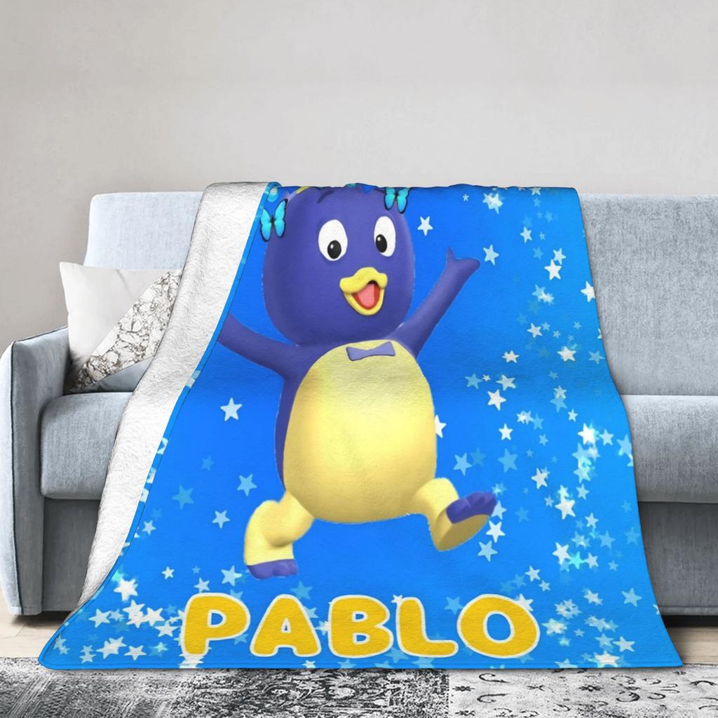 Comfortable  The Backyardigans  Blanket Merch Room Decorative  Throw Blanket Soft Fleece For Outdoor