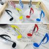 Book Paper Sheet Clips Steel Spring Score Funny Mini Music Folder Clips Decorative Paper Musical Notation Clips