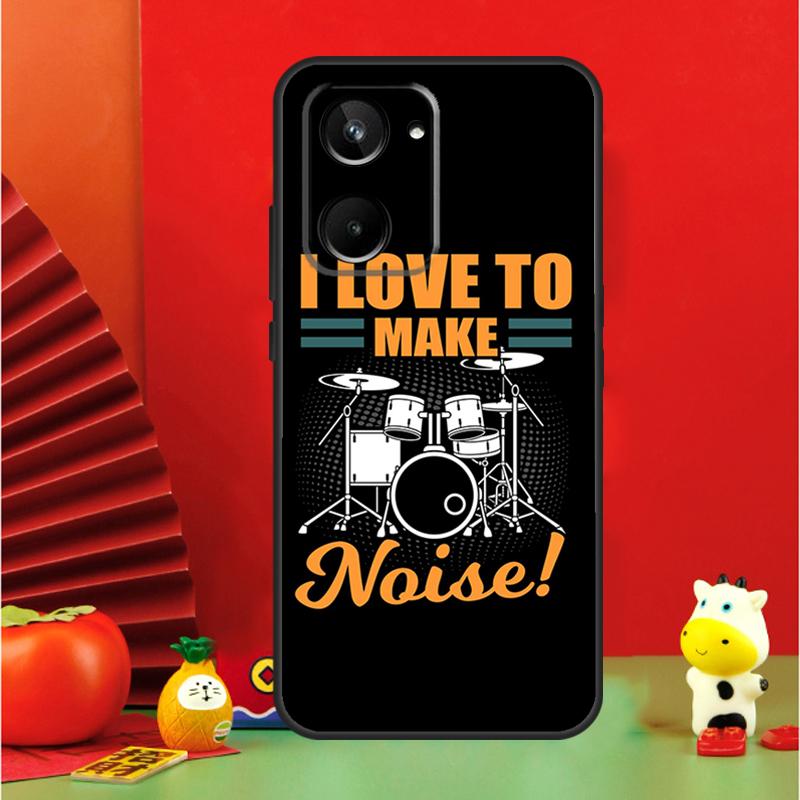 Drum Drummer Music DJ For Realme 15 Pro GT7 GT6 10 11 12 13 14 Pro Plus C65 C67 C63 C61 C51 C53 C35 C75 C55 Case