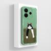 Per Custodia Telefono Redmi Note 14 4G Versione Europa Farfalla Funda Cover Posteriore Morbida in Silicone Liquido Per Protezioni Telefono Redmi Note14