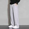 Men's Plus Size Corduroy Wide-Leg Pants, Loose Fit, Casual Streetwear for Spring & Autumn