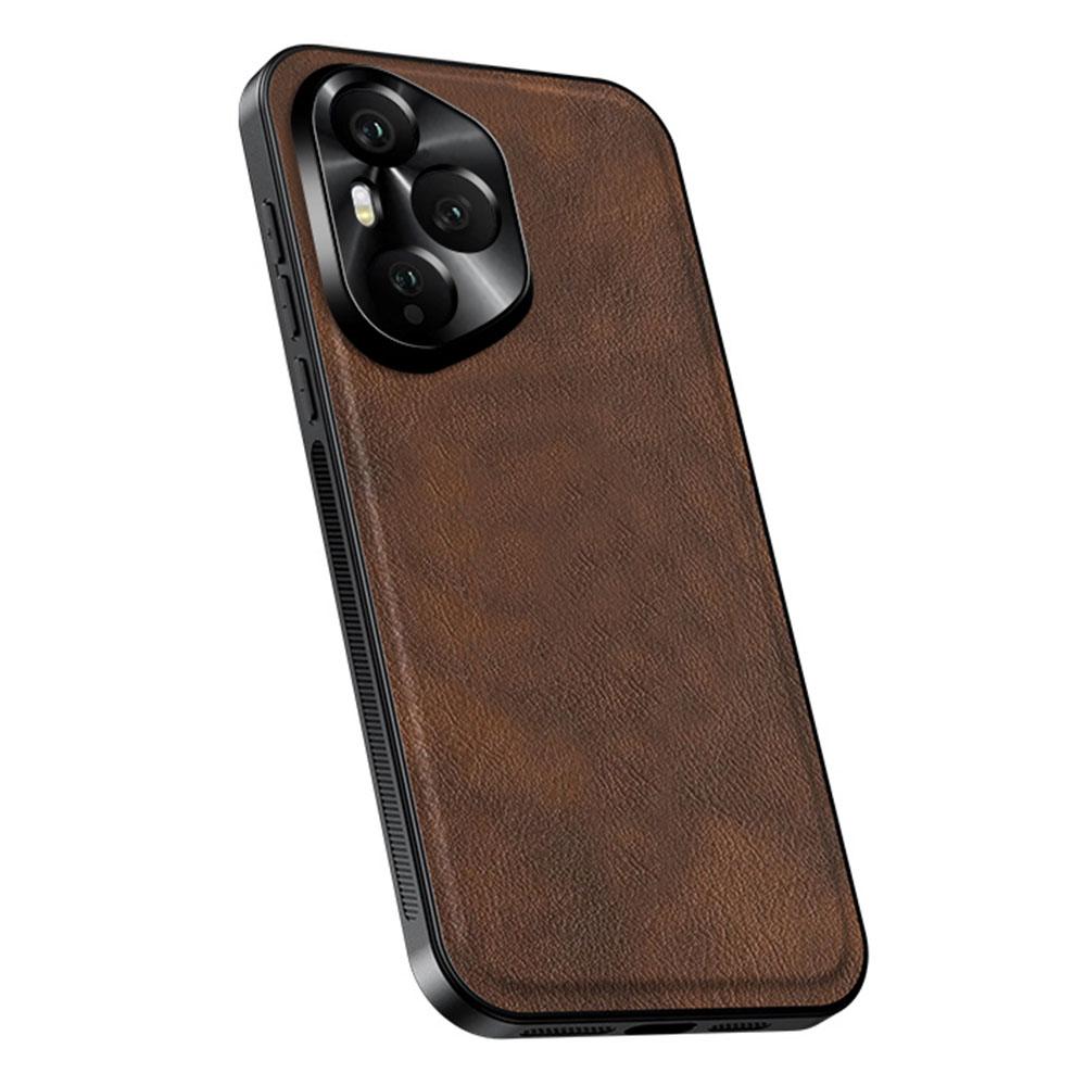 For Honor 400 Pro 5G (Global) Case PU + TPU + PC Phone Back Cover with Metal Lens Frame