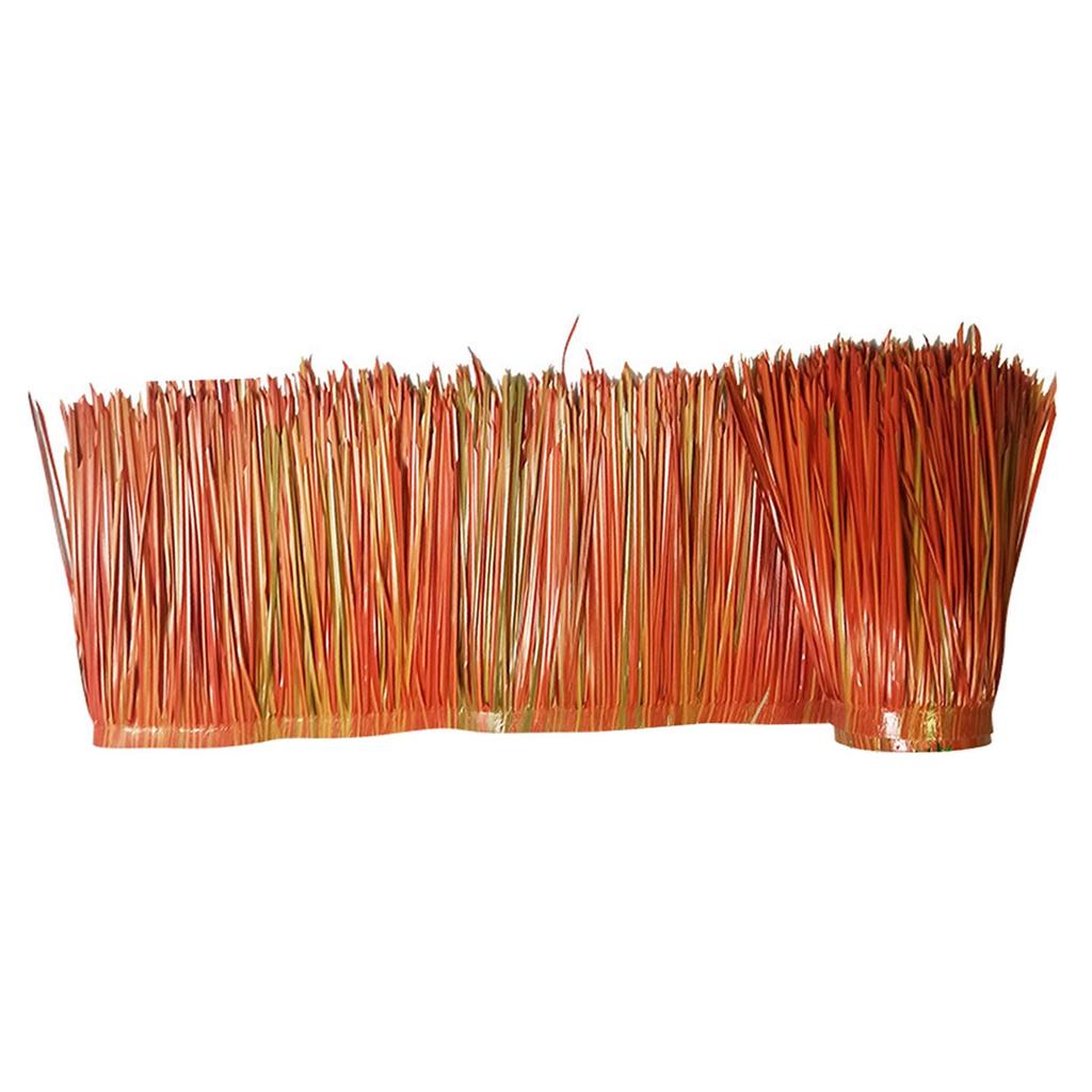 Künstliches Strohdach 100x50cm Exquisite Verarbeitung Vielseitige Zubehörteile PE Synthetisches Material Dekoration Robust