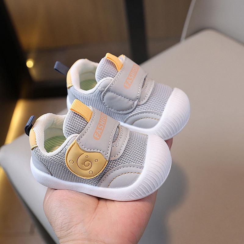 Atmungsaktive Mesh-Schuhe mit weicher Sohle für Kleinkinder zum Laufenlernen, 0-1 Jahr, Frühling/Herbst