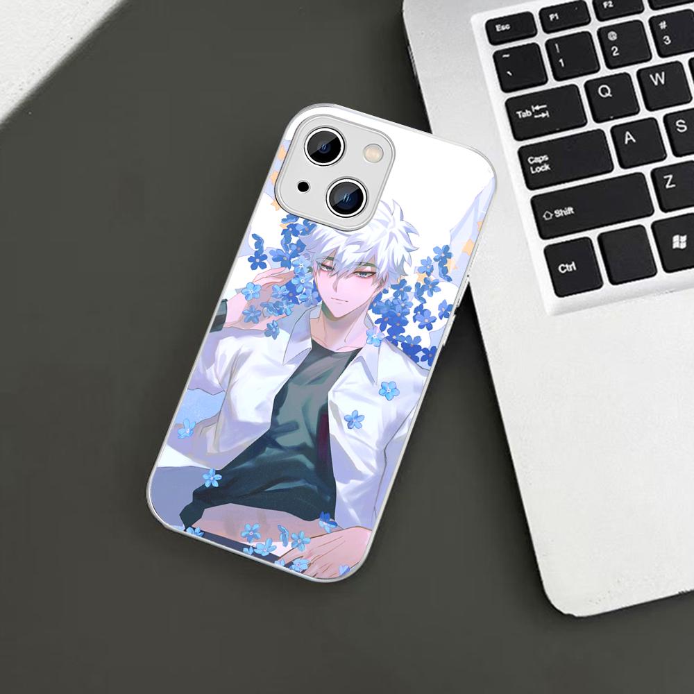 Anime Link Click Time Agent Phone Case For iPhone 14 13 12 Mini 11 Pro XS Max X XR 14 Plus Tempered Glass Cover