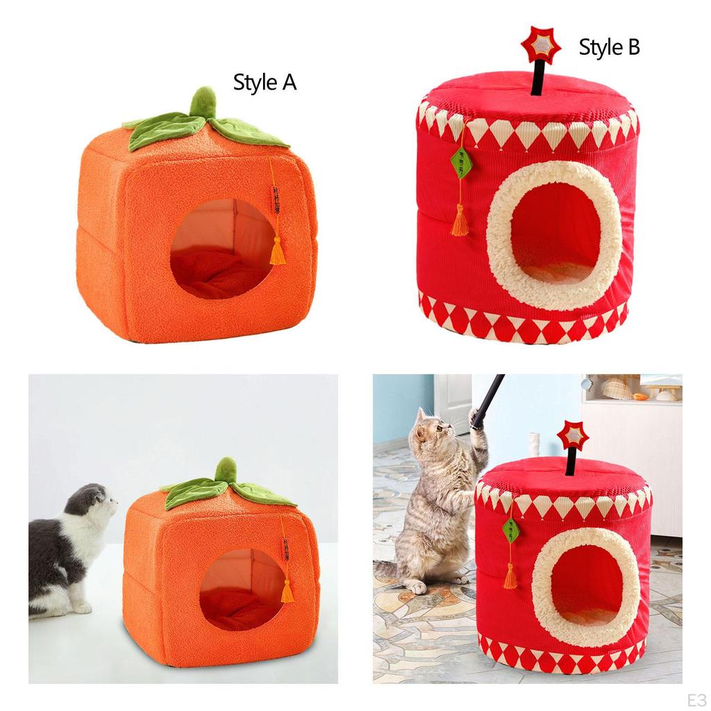Cat Pet Bed Tent Cave House Dog for Kitten Poodle Chihuahua