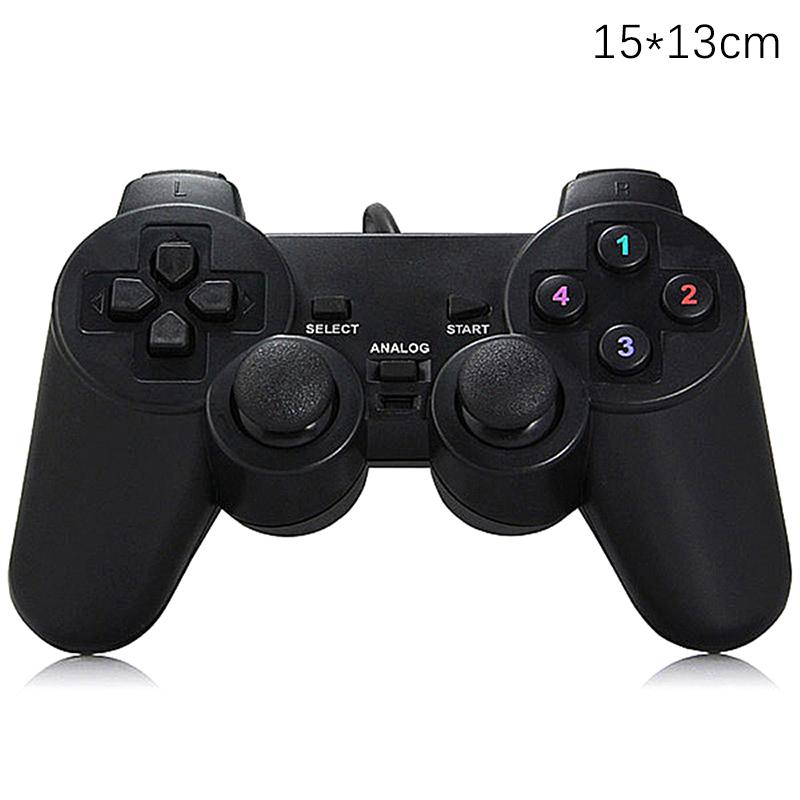 Usb Wired Pc Game Controller Gamepad For Winxp/Win7/Win8/Win10 Joypad For Pc Windows Computer Laptop Black Game Joystick