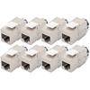 Module Keystone Cat-6A - DIGITUS - 8 Pièces - Blindé - 10GBase-T - Montage Sans Outils