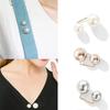Conijiwadi Brosche Legierung Perle Anstecknadel Frau Kragen Sicherheitsnadel Kleidung Brosche Clip Dekoration Schmuck, Beige