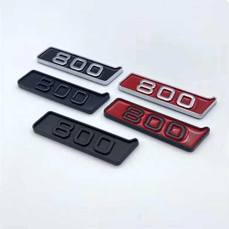 ABS Auto 3D Aufkleber 700 800 900 Seitenlogo Aufkleber für G-Klasse W463 W205 G63 G65 G700 G800 G900 Heckklappenemblem Umrüstung Styling