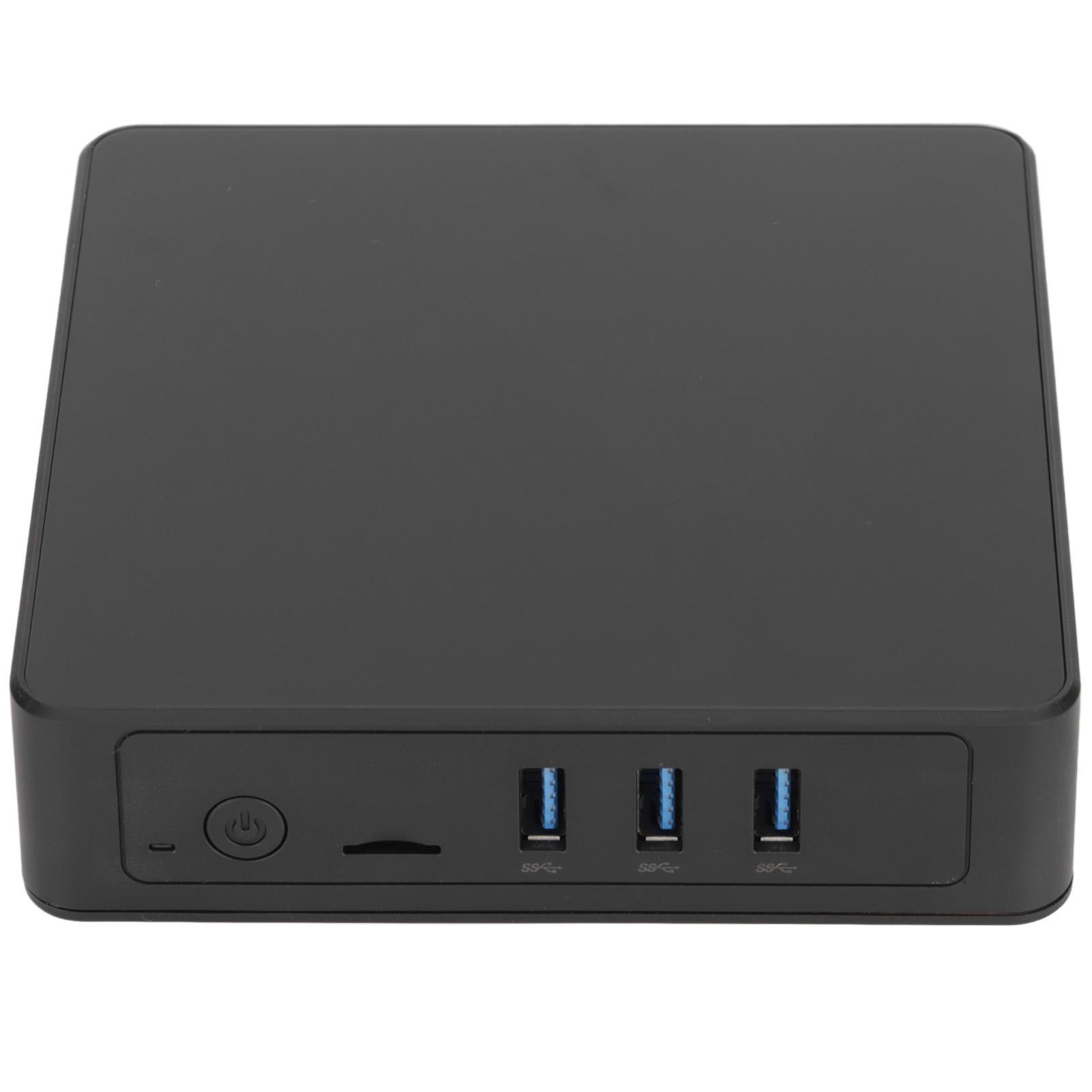 

Мини ПК 4 ядра 4 потока 8 ГБ+256 ГБ 4K 60 Гц DP микро игровой компьютер для Win 11 домашняя система EU Plug