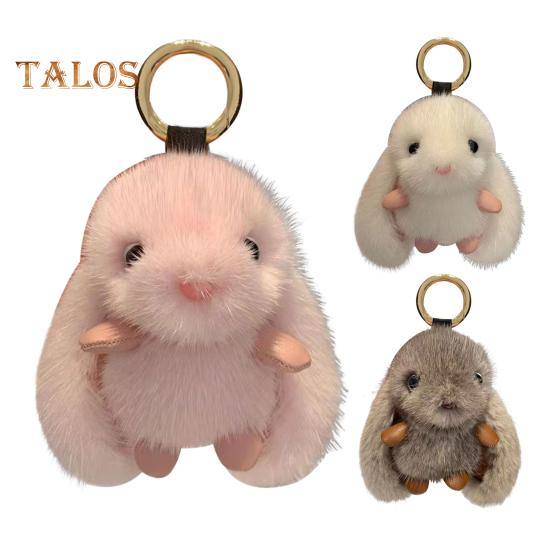 Schlüsselanhänger in Hasenform, Anhänger mit langen Ohren, Plüschkaninchen, Puppe, Charme, Autoschlüsselhalter, Tasche, Rucksack, Dekoration