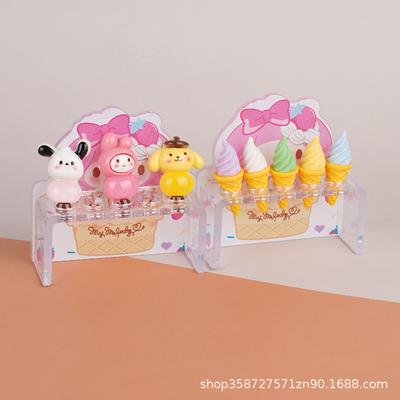 Cute Ice Cream Cone Ice Cream Display Stand Model Doll House Ornament Children'S Play House Toy