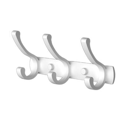 Gancho de Metal Resistente Autoadesivo para Pendurar Toalhas Casacos e Mais Suporta Acessório Doméstico para Pendurar no Banheiro e na Porta